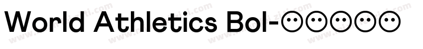 World Athletics Bol字体转换
